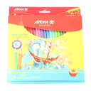 مداد رنگی مقوایی 24+2 آریا