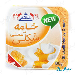 خامه عسلی 100 گرمی شکلی