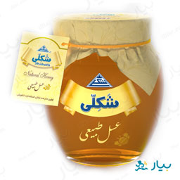 عسل طبیعی 950 گرمی شکلی