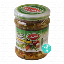 ترشی مخلوط ریز 225 گرمی سحر