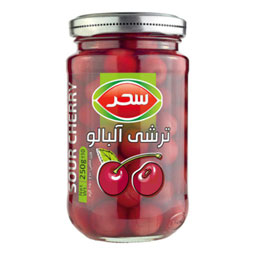 ترشی آلبالو شیشه 230 گرمی سحر