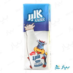 شیر نیم چرب 200 میلی لیتری کالبر