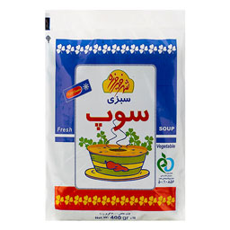 سبزی سوپ منجمد 400 گرمی شهرفیروزه