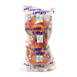 کیک دوقلو ساده کاکائویی 100 گرمی جوادیان