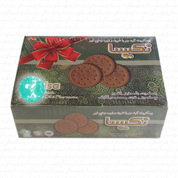 بیسکویت مخلوط آرد جو و شوید و زیره جعبه مقوایی 900 گرمی نکیسا