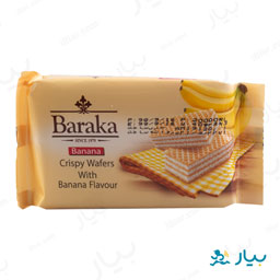 ویفر با طعم موز 40 گرمی باراکا