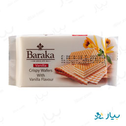 ویفر با طعم وانیلی 40 گرمی باراکا