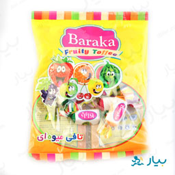 تافی میوه ای 100 گرمی باراکا