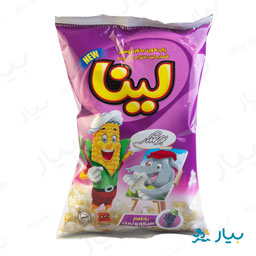 پاپ کورن با طعم سرکه و نمک 47 گرمی لینا