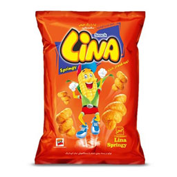 اسنک فنری 40 گرمی لینا