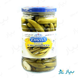 خیارشور ویژه شیشه 680گرمی امتیس