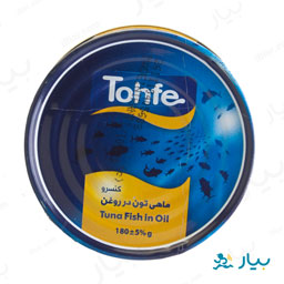 کنسرو ماهی تن در روغن 180 گرمی تحفه