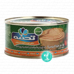 کنسرو تن ماهی با شوید در روغن 180 گرمی تحفه