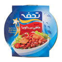 کنسرو ماهی تن با لوبیا در سس گوجه فرنگی 230 گرمی تحفه