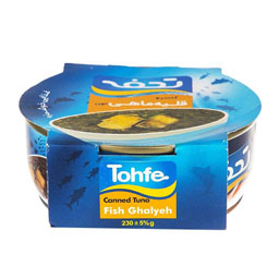 کنسرو قلیه ماهی تحفه 230 گرمی