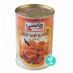 کنسرو خوراک لوبیا با قارچ 500 گرمی مشکوه