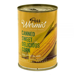 کنسرو ذرت شیرین 420 گرمی ورمیو