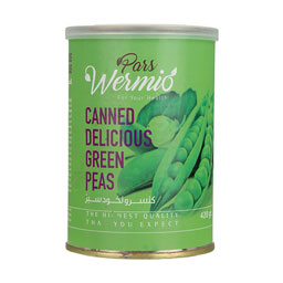 کنسرو نخود سبز 420 گرمی پارس ورمیو