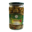 کنسرو زیتون سبز با فلفل دلمه 660 گرمی هوم