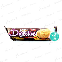 بیسکویت مینی دایجستیو کرمدار کاکائویی 75گرمی کوپا