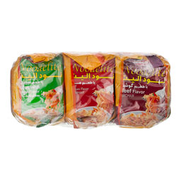 پک نودالیت با طعم های مرغ ، گوشت و سبزیجات 15 عددی الیت