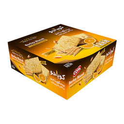 بیسکویت جو پرتقالی با تزیین کنجد 2 عددی 900 گرمی کوپا جو