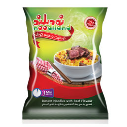 نودل گوشت گوساله 75 گرمی نودیلند