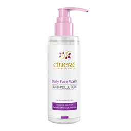 سینره ژل صورت خشک ضد الودگی هوا ژل شست و شوی روزانه صورت مخصوص پوست های نرمال تا خشک مدل Anti Pollution حجم 200 میلی لیتری سینره