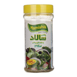 چاشنی سالاد با دانه‌های روغنی امگا سه 100 گرمی همیشک