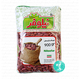 لوبیا قرمز کپسولی 900 گرمی نیلوفر