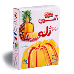 پودر ژله با طعم آناناس آمون 100گرمی