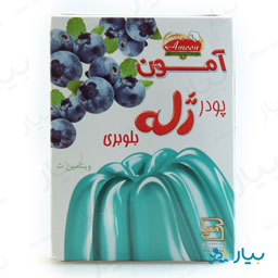 پودر ژله با طعم بلوبری 100 گرمی آمون