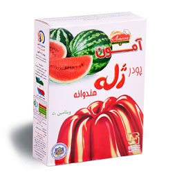 پودر ژله با طعم هندوانه آمون 100گرمی