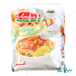 سوپ ورمیشل و مرغ 65 گرمی آمون