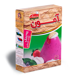 پودینگ توت فرنگی آمون 75 گرمی