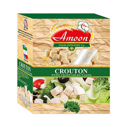 نان کروتان با طعم سبزیجات 200 گرمی آمون