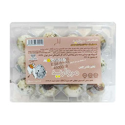 تخم بلدرچین 12 عددی مروارید