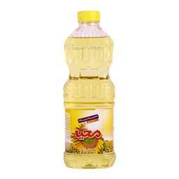 روغن نباتی مایع مخلوط بطری پت 810 گرمی محیا