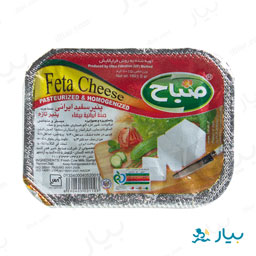 پنیر سفید ایرانی نسبتا چرب 100 گرمی صباح