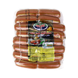 سوسیس کوکتل دودی 60 درصد گوشت مقدار 500 گرمی کامپوره