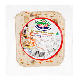 کالباس خشک مرغ و قارچ 60 درصد 350گرمی کامپوره