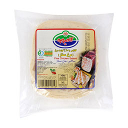 کالباس مرغ ممتاز 90 درصد گوشت مرغ مقدار 350 گرمی کامپوره