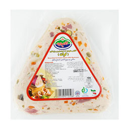 کالباس مخلوط گوشت و مرغ و قارچ ( کرات) 70 درصد 350 گرمی کامپوره