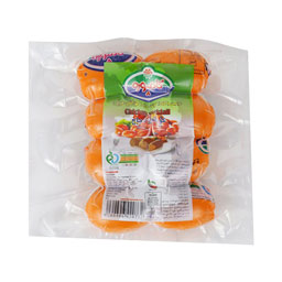 سوسیس کوکتل مرغ 55 درصد گوشت 350 گرمی کامپوره‌خزر