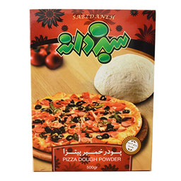 پودر خمیرپیتزا 500 گرمی سبزدانه