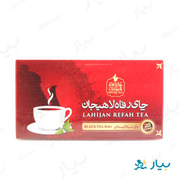 چای سیاه تی بگ 20 عددی رفاه لاهیجان