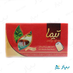 چای سیاه کیسه ای 20 عددی تیما
