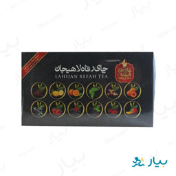 چای سیاه تی بگ 12طعم 120گرمی رفاه لاهیجان