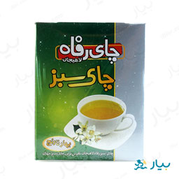 چای سبز با طعم بهار نارنج 210 گرمی رفاه لاهیجان