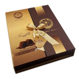 شکلات پذیرایی ترایفل کاکائویی مدل duttai moon tirffle دوتایمون 250 گرمی